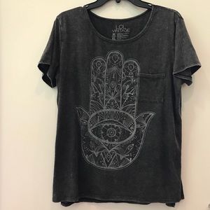 Dark gray T-shirt